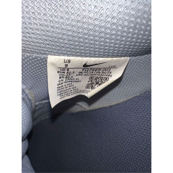 Nike Court Vision Low Gray Nature FQ7669-001 Low Top Sneakers Men's Size US 9 - Picture 5 of 7